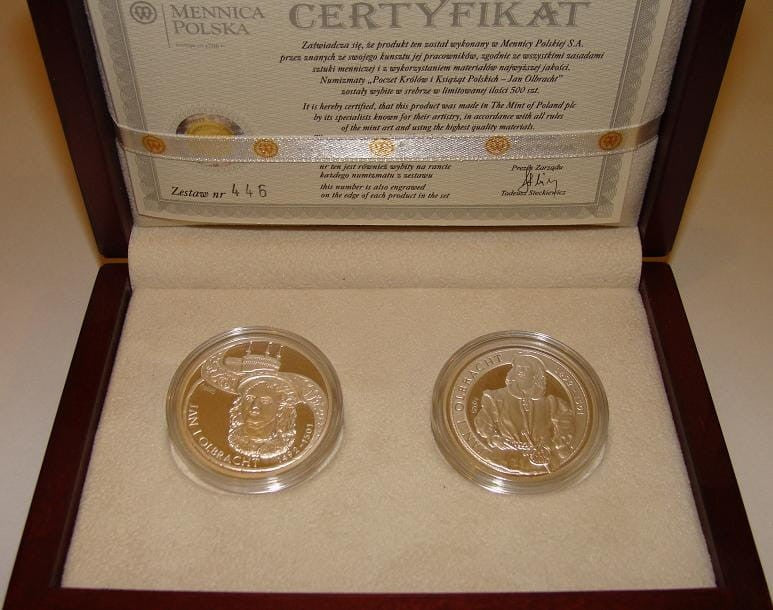 Zestaw: JAN OLBRACHT - srebro