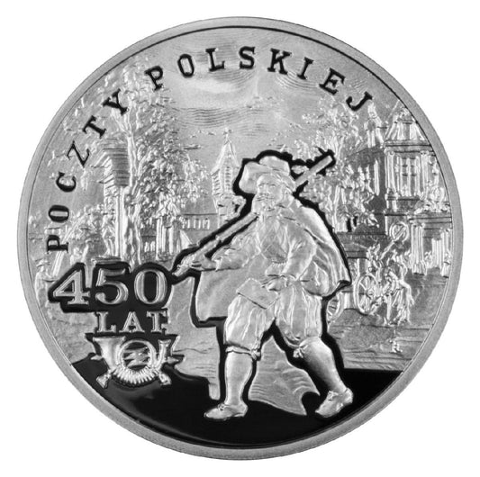 10 zł / 2008 r. - 450 lat Poczty Polskiej