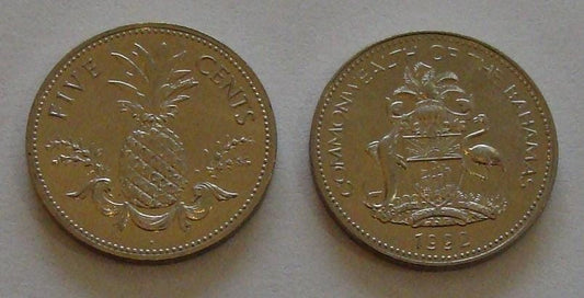 BAHAMA 5 Centów / 1992 r.