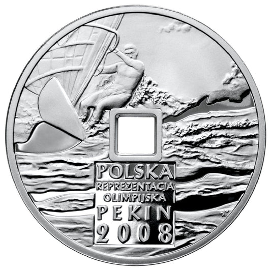 10 zł / 2008 r. - Olimpiada – Pekin 2008 (z otworem)