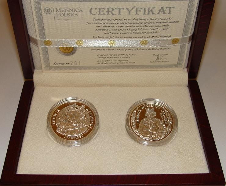 Zestaw: LUDWIK WĘGIERSKI - srebro