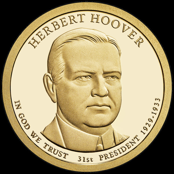 Prezydenci USA - 1$ / 2014 r. - Herbert Hoover (nr 31)
