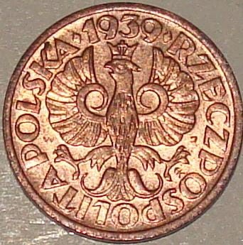POLSKA 1 Grosz / 1939 r.