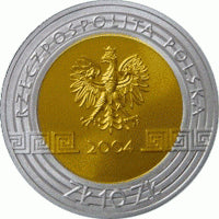 10 zł / 2004 r. - Olimpiada – Ateny 2004 (złocona)