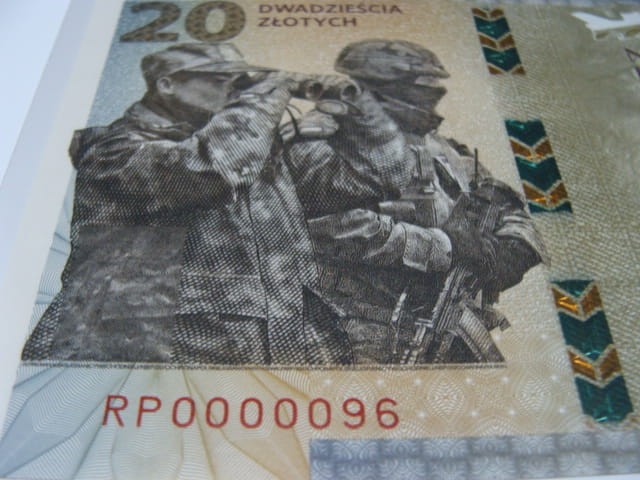 B. NISKI nr serii 20 zł / 2022 r. - Ochrona polskiej granicy wschodniej - 0000096