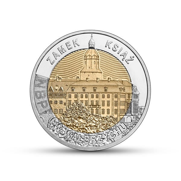 POLSKA 5 zł / 2021 r - Zamek Książ w Wałbrzychu