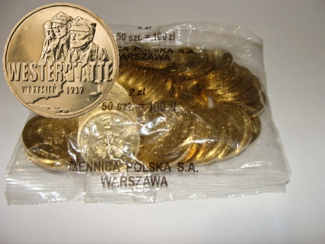 Woreczek - 50 sztuk: 2 zł / 2009 r. - Wrzesień 1939r. - Westerplatte