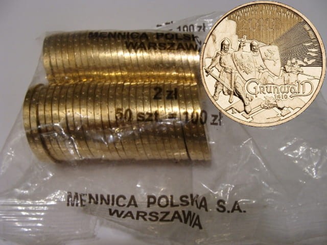 Woreczek - 50 sztuk: 2 zł / 2010 r. - Wielkie Bitwy: Grunwald 1410