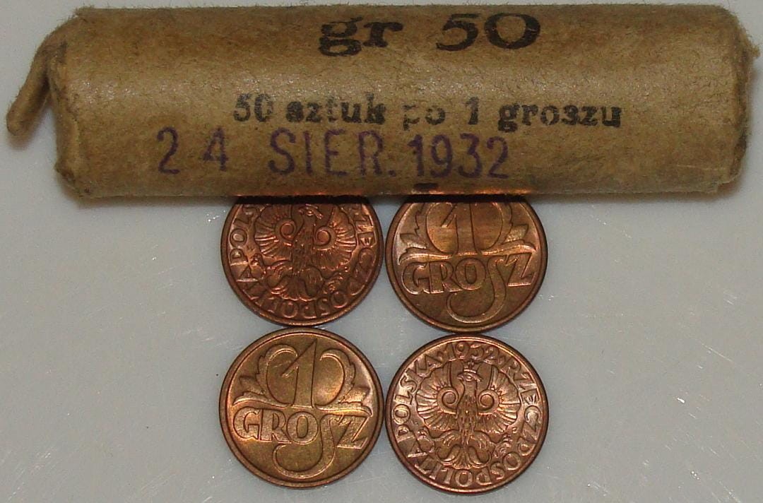 POLSKA 1 Grosz / 1932 r.