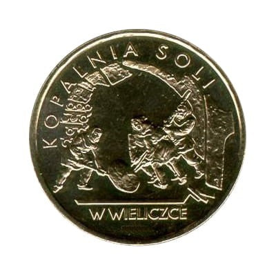 2 zł / 2001 r. - Kopalnia soli w Wieliczce