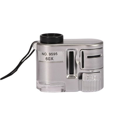 Mini mikroskop kieszonkowy - powiększenie: 60x (typ 2)