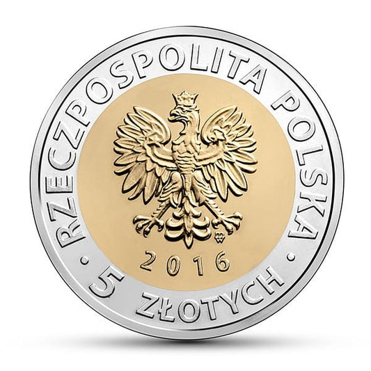 POLSKA 5 zł / 2016 r. - Zamek Książąt Pomorskich w Szczecinie