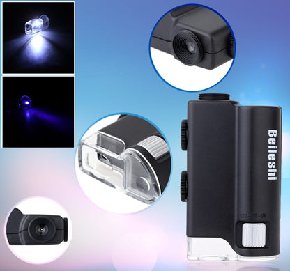 Mikroskop przenośny - powiększenie: 60 - 100x  (typ 1B)