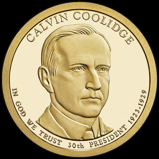 Prezydenci USA - 1$ / 2014 r. - 	Calvin Coolidge (nr 30)