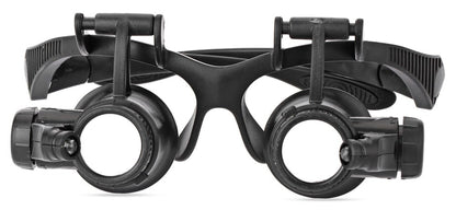 Okulary zegarmistrzowskie (typ 1b): wymienne soczewki, podświetlenie LED