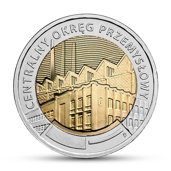 POLSKA 5 zł / 2017 r. - Centralny Okręg Przemysłowy