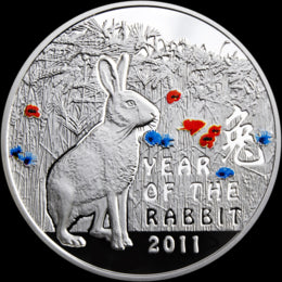 NIUE ISLAND 1 dolar / 2010 r. - ROK KRÓLIKA