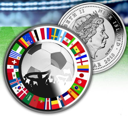 Moneta srebrna: Mistrzostwa Świata w Piłce Nożnej: MUNDIAL - 2018