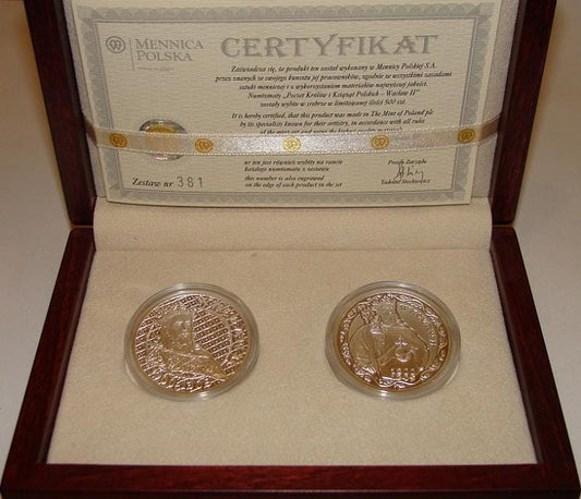 Zestaw: WACŁAW II  - srebro