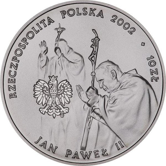 10 zł / 2002 r. -  Jan Paweł II - PONTIFEX MAXIMUS