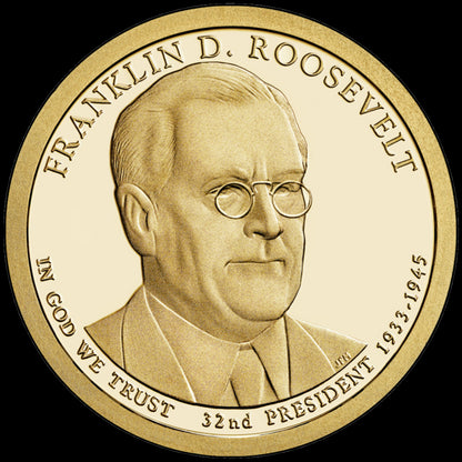 Prezydenci USA - 1$ / 2014 r. - 	Franklin D. Roosevelt (nr 32)