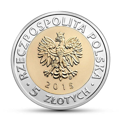 POLSKA 5 zł / 2015 r. - Ratusz w Poznaniu