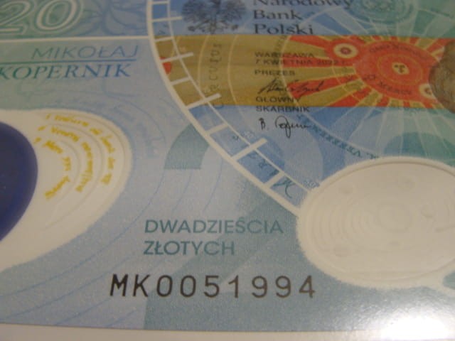(1994r.)   20 zł / 2023 r. - Mikołaj Kopernik