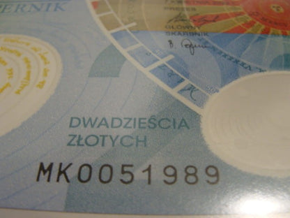 (1989r.)   20 zł / 2023 r. - Mikołaj Kopernik