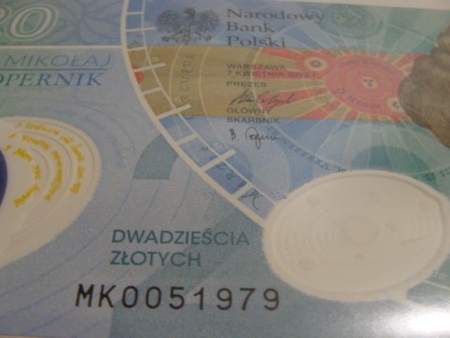 (1979r.)   20 zł / 2023 r. - Mikołaj Kopernik