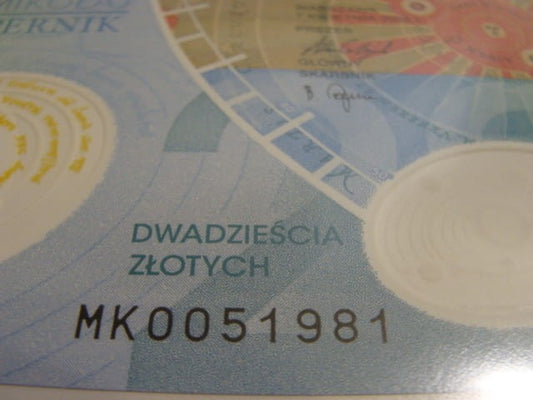 (1981r.)   20 zł / 2023 r. - Mikołaj Kopernik