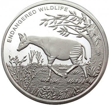 KONGO 10 franków / 2010 - Okapi