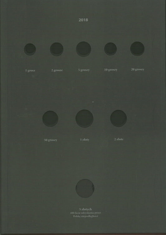 2018-2020 album / klaser rocznikowy na monety obiegowe