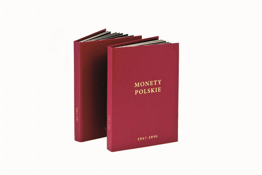 1987-1990 album / klaser rocznikowy na monety obiegowe