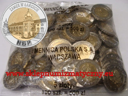 Woreczek - 100 sztuk: 5 zł / 2024 r - Zamek w Łańcucie