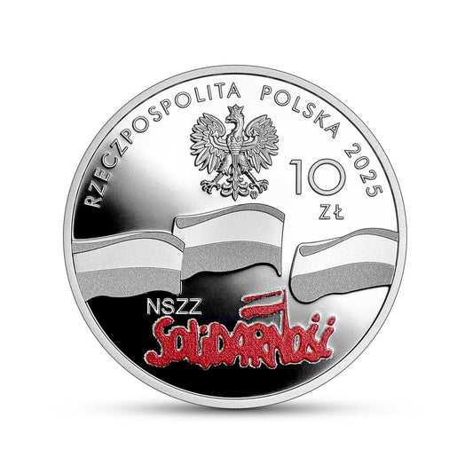 10 zł / 2025 r. - 45. rocznica powstania NSZZ „Solidarność”