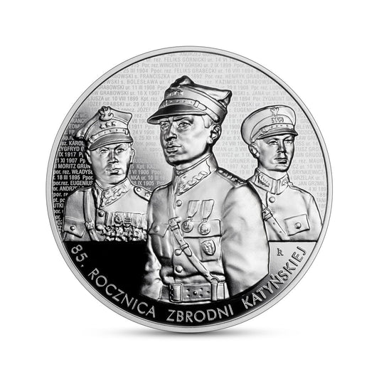50 zł / 2025 r. -  85. rocznica zbrodni katyńskiej