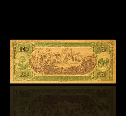 USA: Banknot złocony 10$ - DZIESIĘĆ dolarów /1875