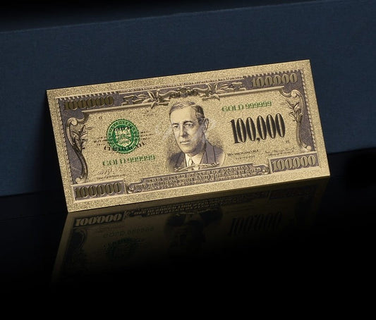USA: Banknot złocony 100.000$ -  STO TYSIĘCY dolarów /1928