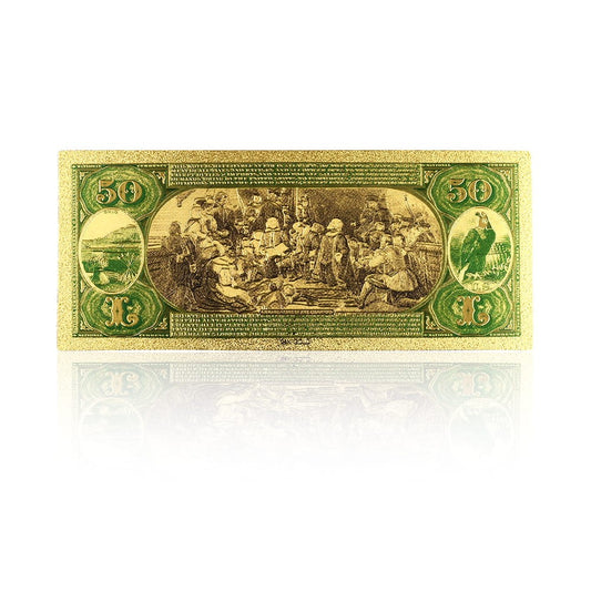 USA: Banknot złocony 50$ - PIĘĆDZIESIĄT dolarów /1875