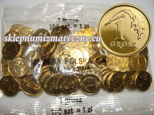 Woreczek - 100 sztuk: 1 grosz / 2010 r.