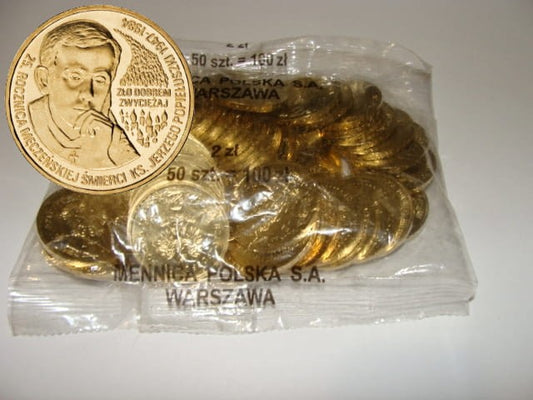 Woreczek - 50 sztuk: 2 zł / 2009 r. - Ksiądz Jerzy Popiełuszko